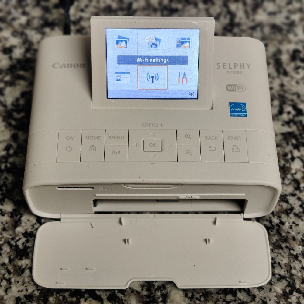 Canon SELPHY CP1300 Compact Photo Printer - White